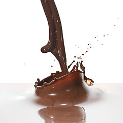 Image showing pouring chocolate