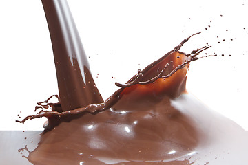 Image showing pouring chocolate