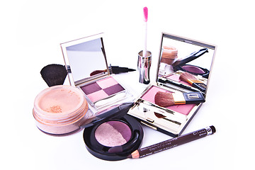 Image showing makeup collection