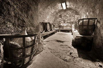 Image showing wine cellar