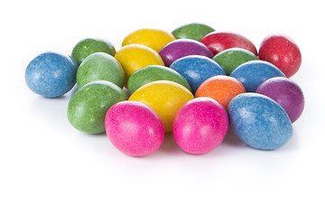 Image showing easter eggs isolated