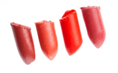 Image showing scraps of lipstick