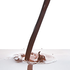 Image showing pouring chocolate