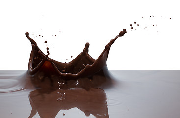 Image showing chocolate splash