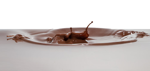 Image showing chocolate splash