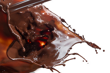 Image showing pouring chocolate