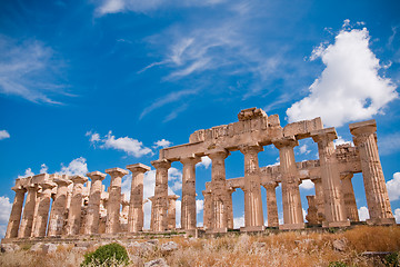 Image showing Greek temple in Selinunte