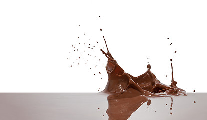 Image showing chocolate splash