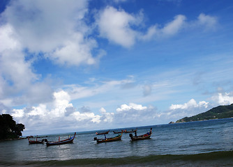 Image showing Fishing boats