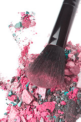 Image showing crushed eyeshadows