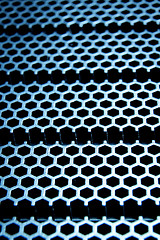 Image showing abstract metallic grid