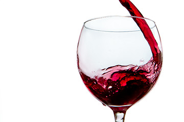 Image showing pouring red wine 