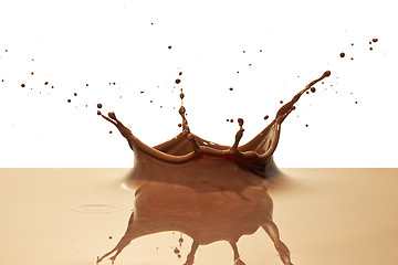 Image showing chocolate splash