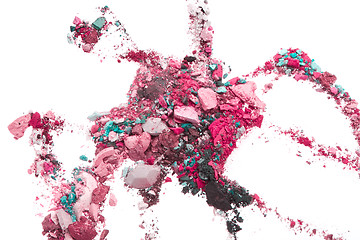 Image showing crushed eyeshadows