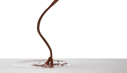 Image showing chocolate splash