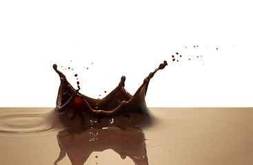 Image showing chocolate splash