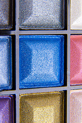 Image showing colorful eyeshadows