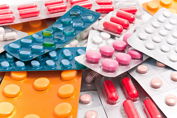 Image showing packs of pills