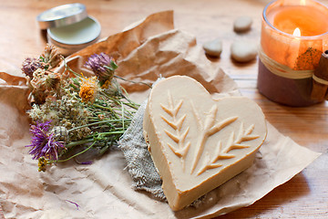 Image showing Natural handmade soap