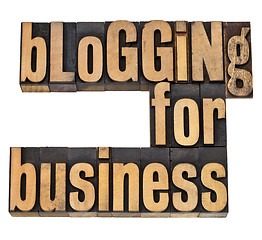 Image showing blogging for busines