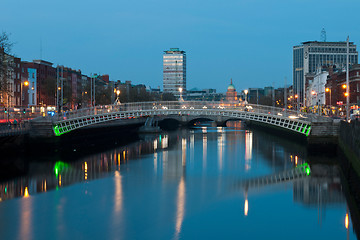 Image showing Dublin at night