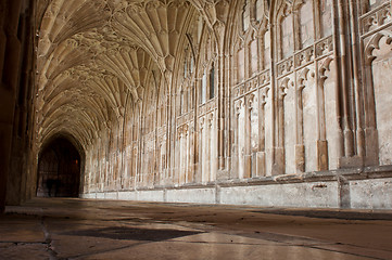 Image showing Cloister in Gloucester Cathedral