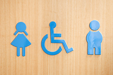 Image showing Toilets sign