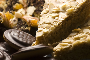 Image showing Plate of cakes