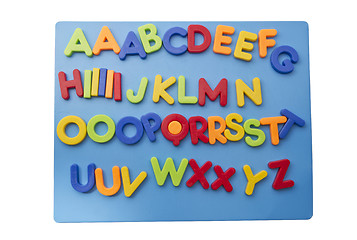 Image showing Letter magnets 