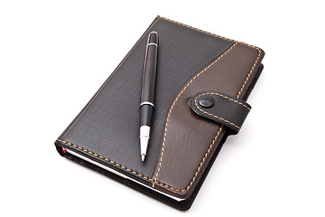 Image showing Notebook and Pen