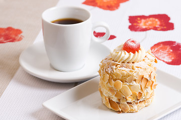 Image showing Cake and coffee