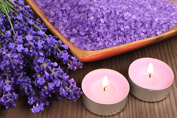 Image showing Lavender spa