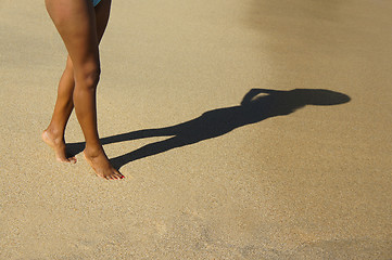 Image showing Woman silhouette