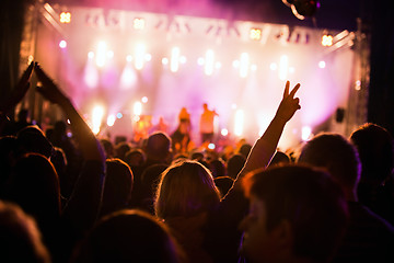 Image showing People on music concert