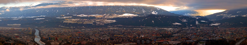 Image showing Innsbruck panorama