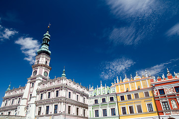 Image showing Historic buildings. Zamosc, Poland