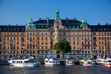Image showing Stockholm, Sweden in Europe. Waterfront view