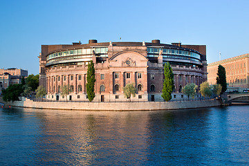 Image showing Parliament building in Stockholm, Sweden