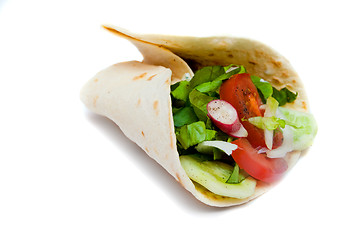 Image showing Kebab on white