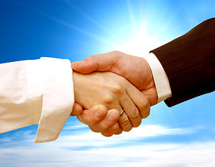 Image showing Business handshake