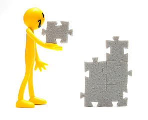 Image showing Putting pieces together