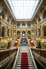 Image showing Inside of National Museum in Prague