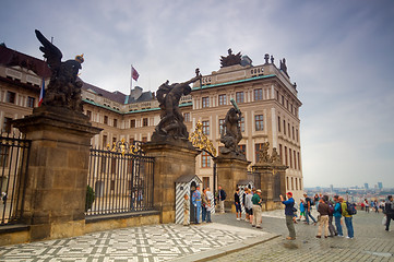 Image showing Prague's castle entrance