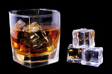 Image showing Whiskey and Ice