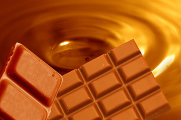 Image showing Chocolate background