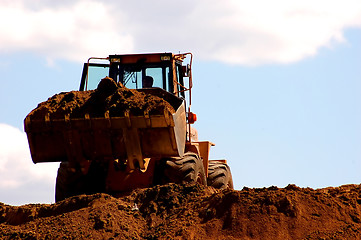 Image showing Excavator working