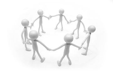 Image showing Teamwork, togetherness
