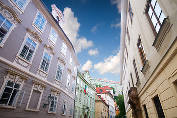 Image showing Prague. Old, charming buildings