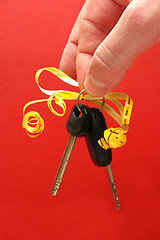 Image showing Car keys gift