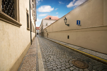Image showing Prague. Old, charming street